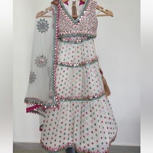 Vani Vaats kids choli and lengha worn only once